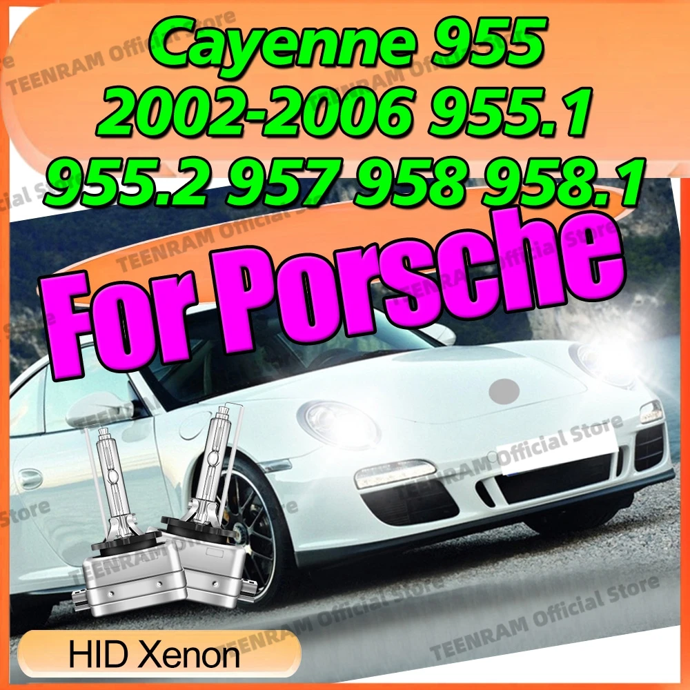 

2x Auto Headlight Bulbs 35W HID Xenon D1S D1 6000K 8000K 10000K 12V For Porsche Cayenne 955 2002-2006 955.1 955.2 957 958 958.1