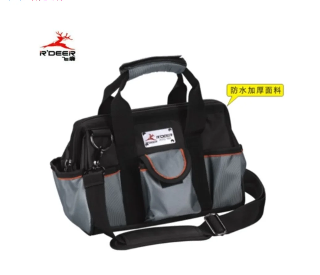 

R'DEER tool High-end rigid high-density waterproof Thickened Single-Shoulder Handheld Multi-Functional Tool Kit 13" 17"