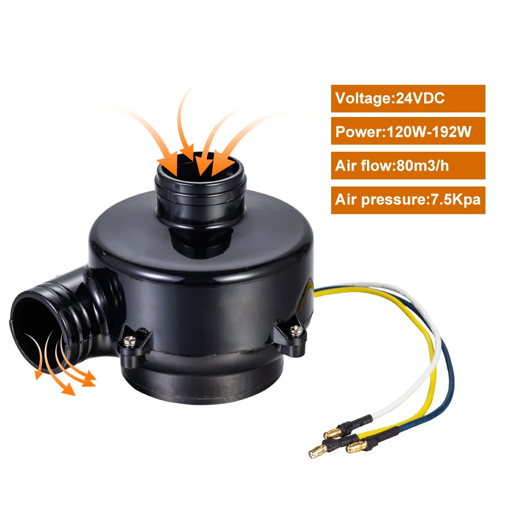 

12V/24V Rework Soldering Station Turbo Blower Fan High Pressure DC Brushless Fan OEM Supported High Plastic Blower With Driver