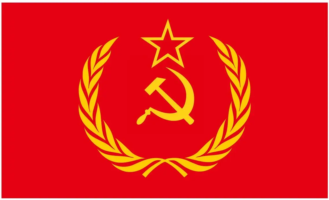 COMMUNIST MILITANT FLAG 3ft x 5ft Polyester Banner Flying Custom FLAT OUT Banner