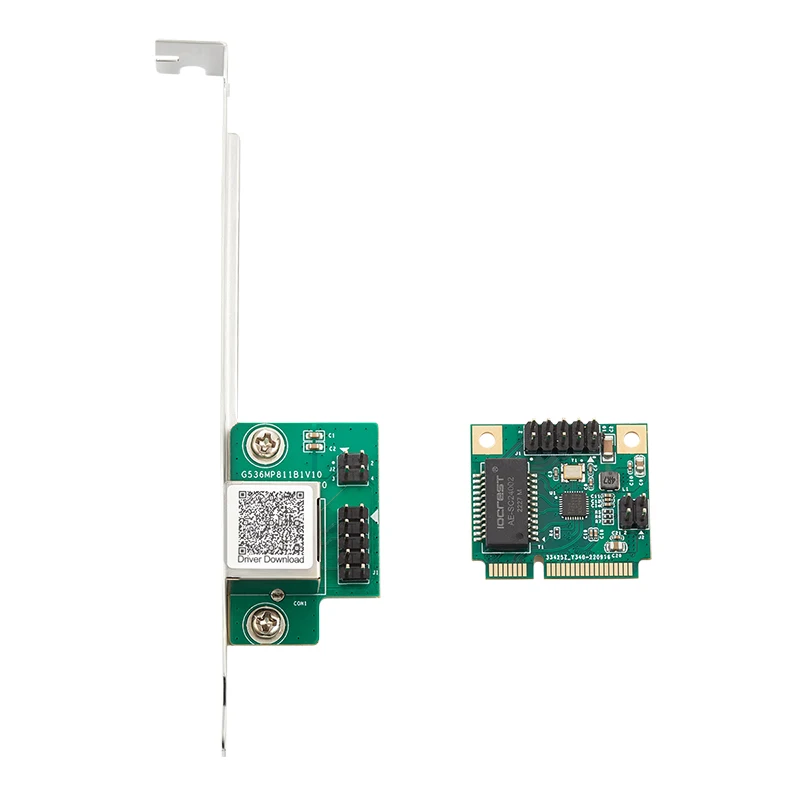 Mini carte réseau PCI Express 10/100/1000 mo, adaptateur Ethernet Gigabit, Port RJ45, contrôleur LAN NIC Realtek 8111H, puce pour ordinateur de bureau