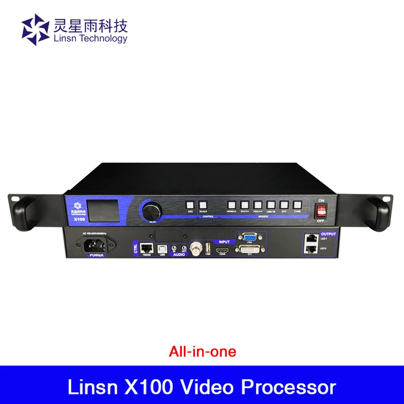 

Linsn X100 / X102 in 1 sending card +Video processor, control range 1 .3 million pixels for small fixed installation LED screen