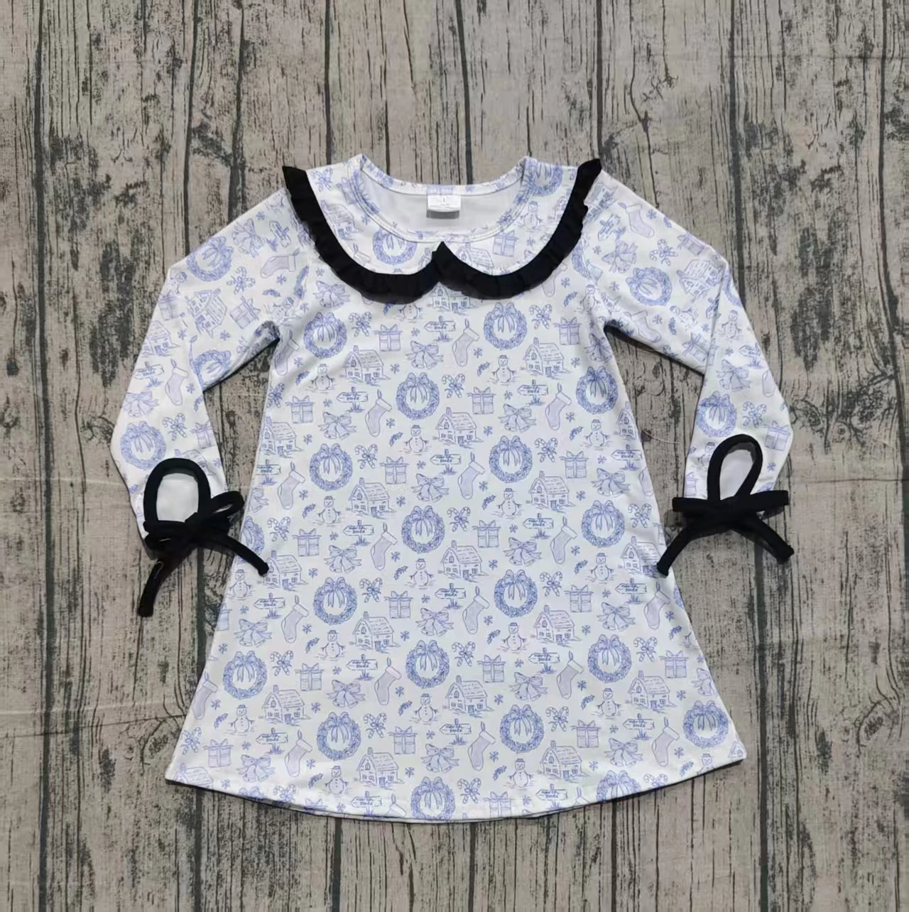 z1011-06 GLP2923 Pre-sale Wholesale Boutique clothes girl embroidery duck long sleeve pants Set Spring Children clothing