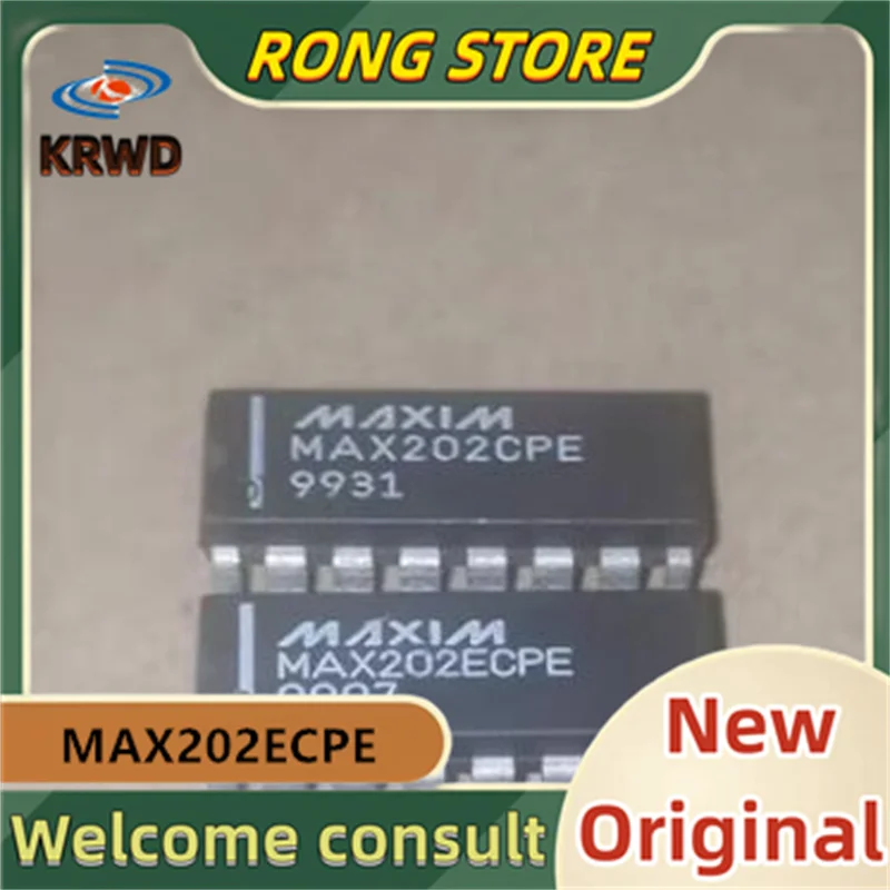 10PCS MAX202ECPE New original MAX202CPE MAX202EEPE DIP16