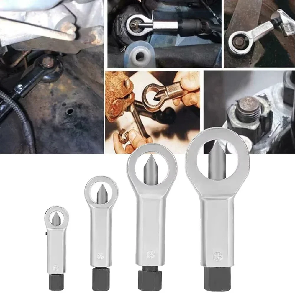 Heavy-Duty Nut Splitter Tool Set Broken Damaged Corroded Stuck Screw Nut Removal Splitting Tools Stuck Rusted Nut Breaker