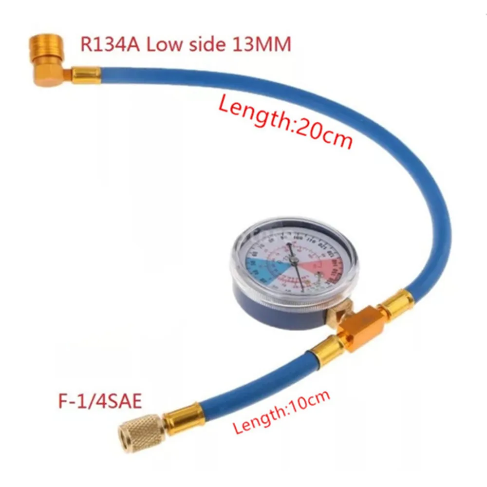 r134a Refrigerant Gas Recharging Kit Car Air Conditioner Gas Refill Refrigeration Tool r134a Can Opener Hose Kit