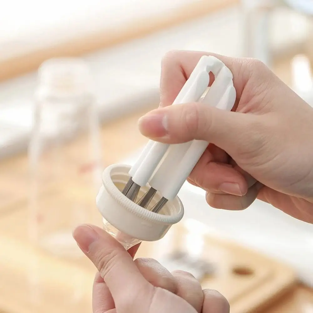 Durable Multifunctional Cup Lid Brush Soft Bristles Kitchen Tools Keyboard Gap Brush Household Air Cushion Comb