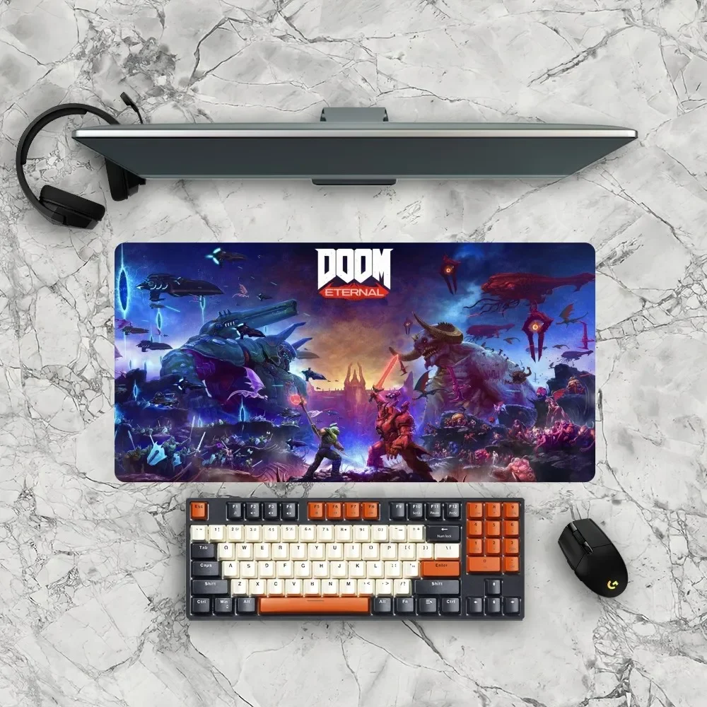Game D-Dooms Mousepad Gamer Mouse Pad Size For Office Long Table Mat