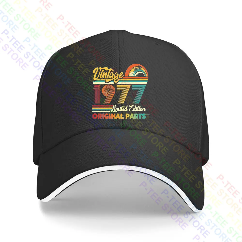 44Th Birthday Gift January 1977 44 Quarantine Birthday Baseball Cap Snapback Caps Knitted Bucket Hat