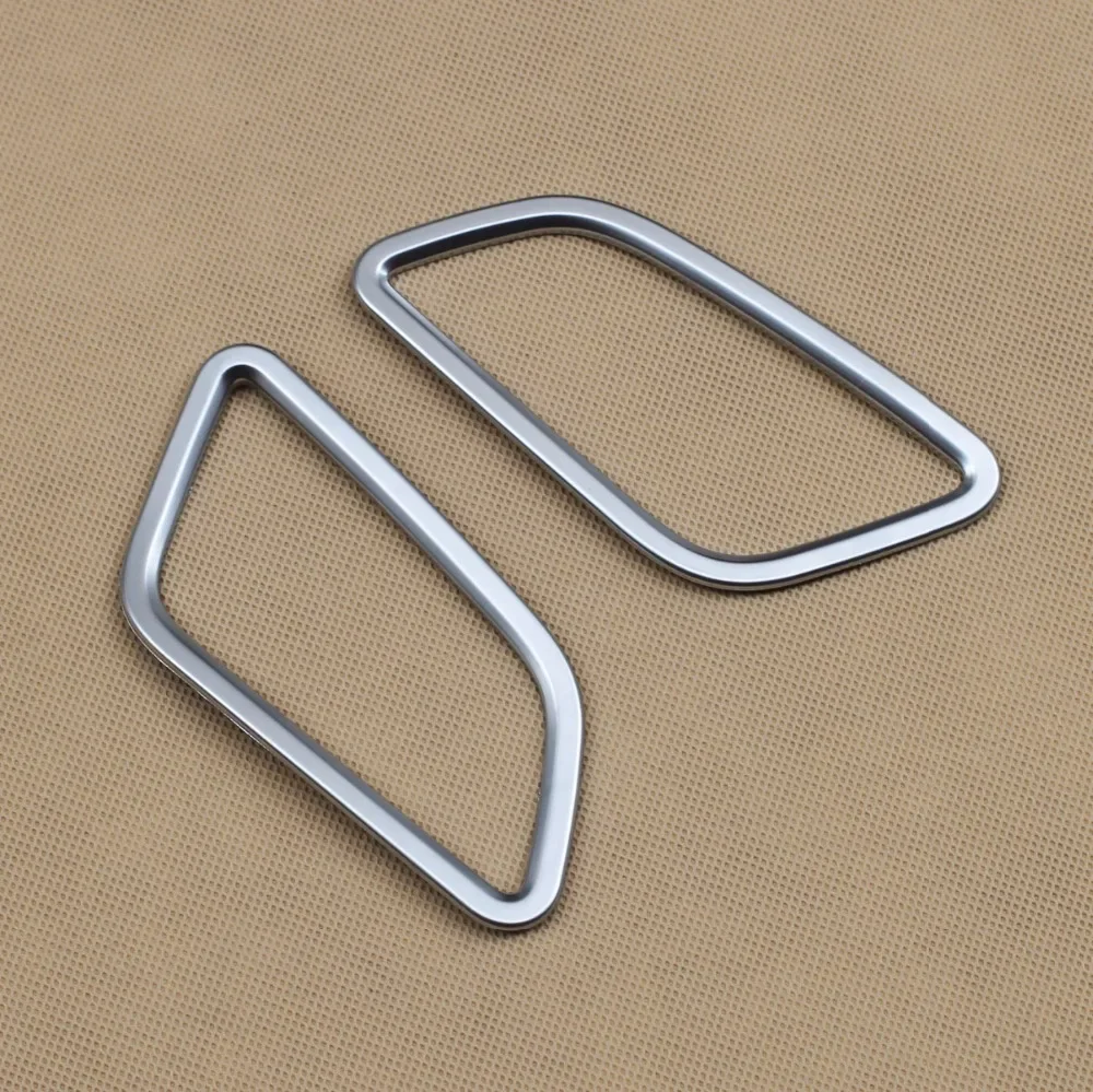 LHD Matte Chrome Interior Dashboard Air Vent Cover Trims For Audi A4 A5 B9 F5 2016 2017 2018 2019 2020