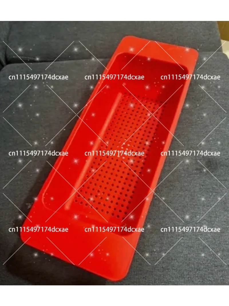 Plastic Vegetable Washing Basin Sink Basket Fruit Strainer Drain Rack Kitchen Accessories