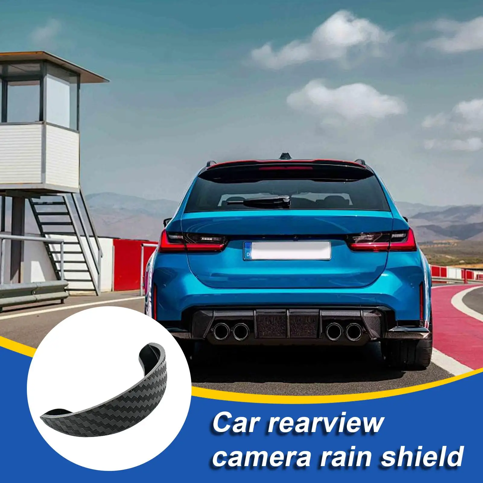 2026 Car Rear View Camera Rain Visor Hood Waterproof Protective Cover Backup Camera Sun Shade Rain Shield Universal Accessories view 3