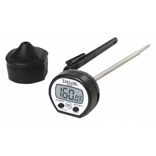 

4-3/4" Stem Digital Pocket Thermometer, -40 Degrees to 302 Degrees F