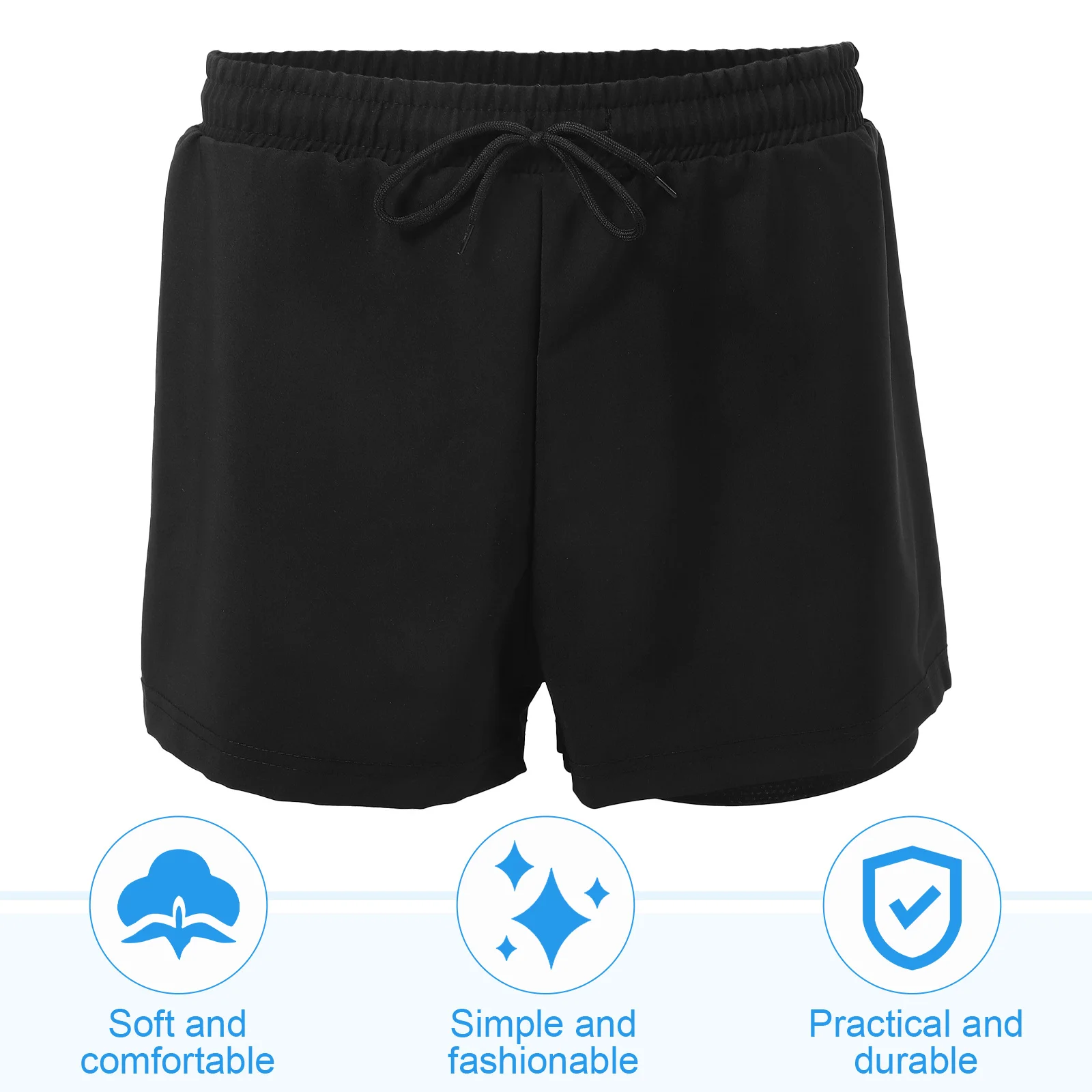 

Quick Drying Men Swim Trunks Size L Stretchable Lightweight Swimming Shorts for Beach Surfing Pool Mens Board