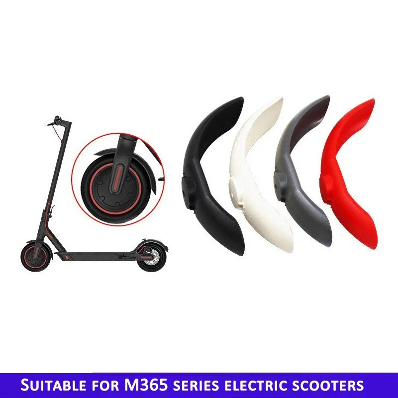 Para-lamas dianteiro para scooter elétrica, para xiaomi mijia m365 pro m187 pro2 mi3, peças de reposição universais de plástico m