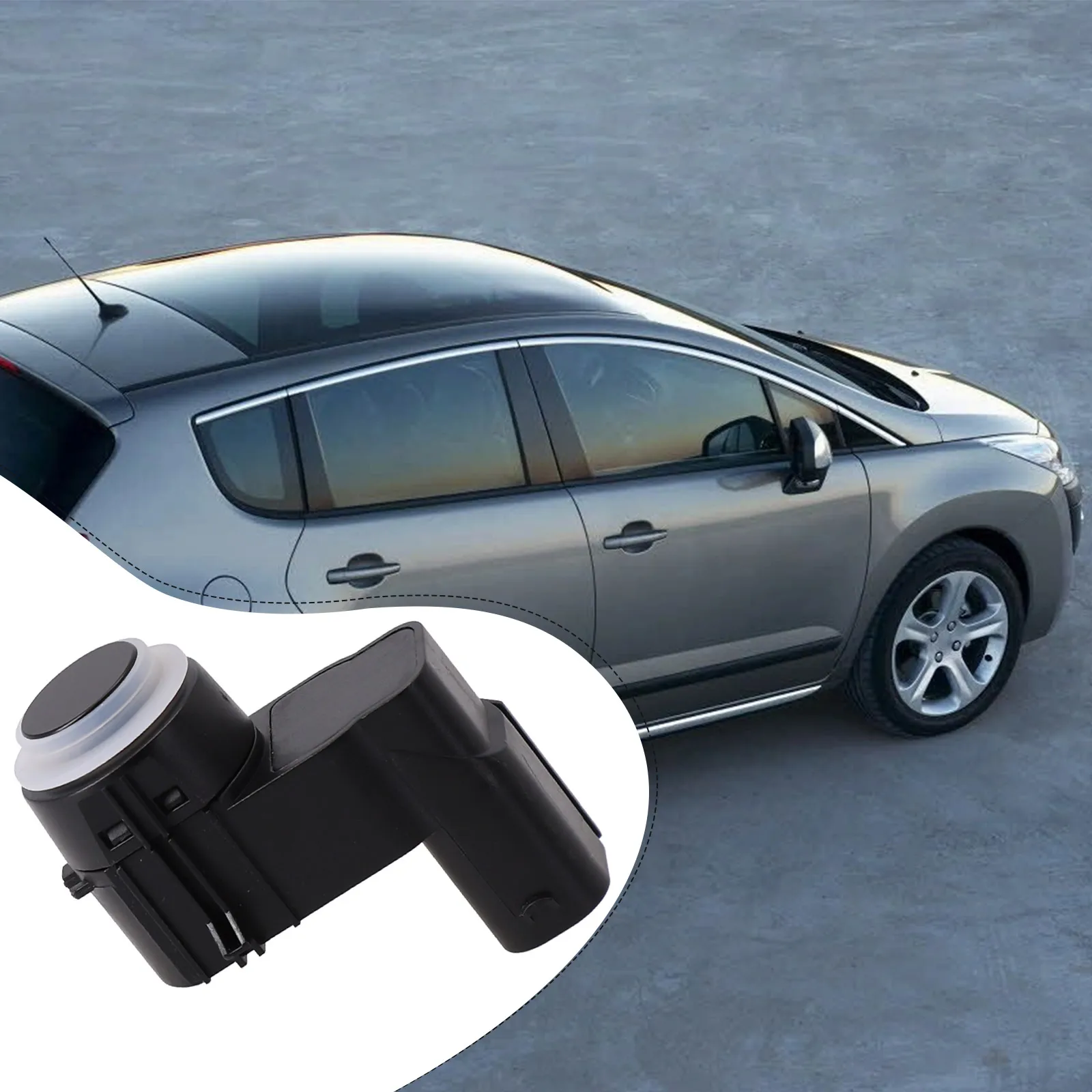 

High Quality Brand New Parking Sensor Reversing Assist 1 Pcs 3 Pin Sensor 9677782977 Black PDC Electric Eye Replacement