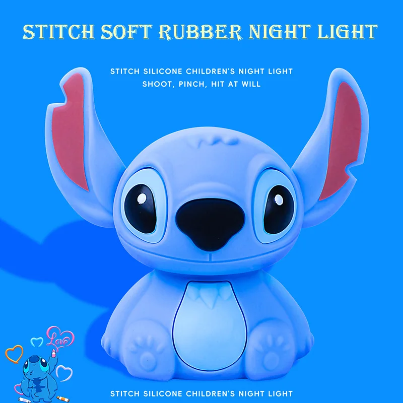 Simpatico punto cartone animato luce notturna peluche con cinturino ad anello 2in1 lampada da comodino portachiavi accessorio per la casa Kawaii