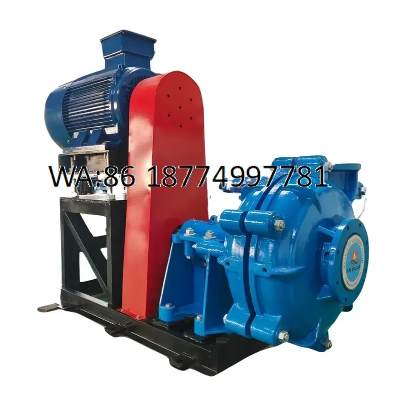 custom Heavy Duty Horizontal Centrifugal Slurry Pump for Cement Sand Water Wholesale