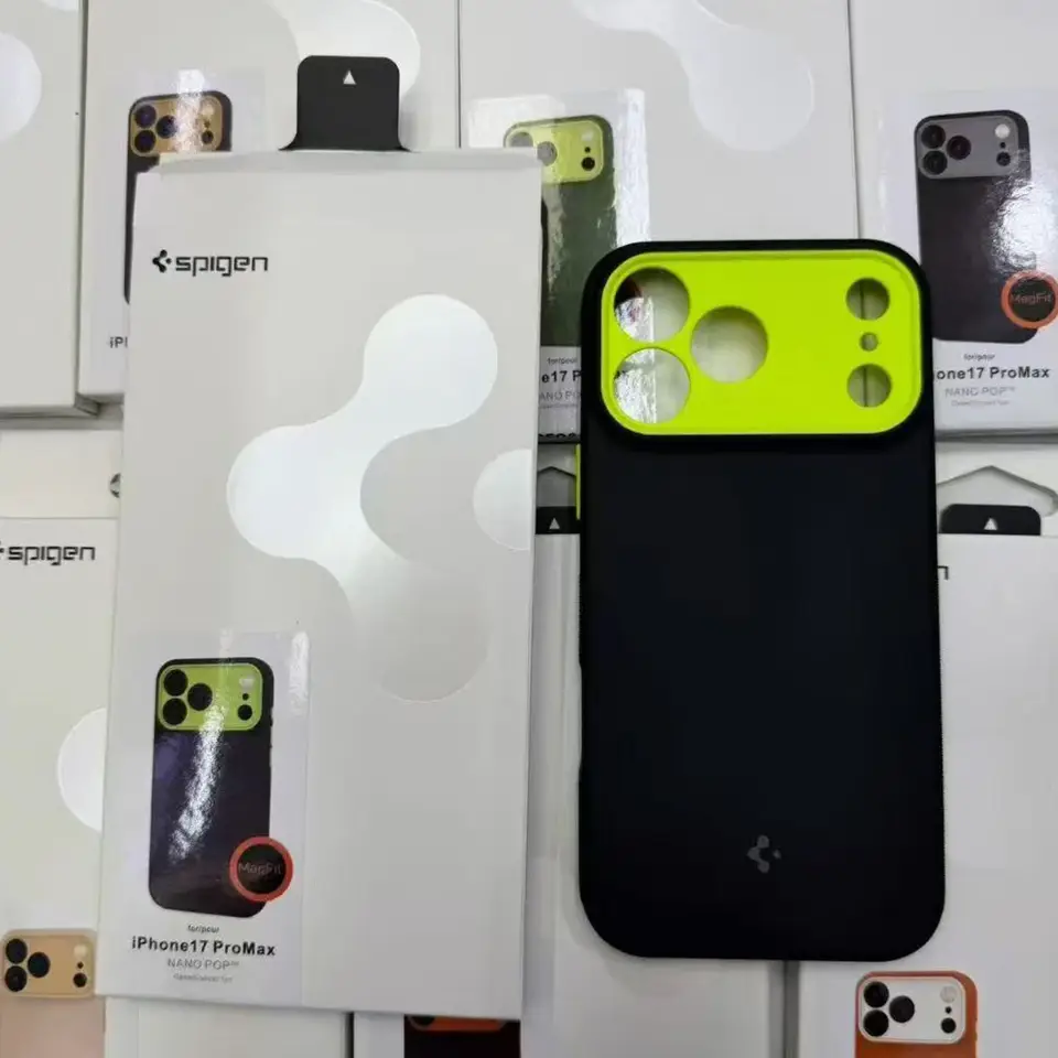 غطاء Spigen لهاتف آيفون 17 برو ماكس، 17 برو تغطية كاملة مقاوم للصدمات غطاء واقي من المطاط الناعم مع غلاف مغناطيسي ناعم - 5