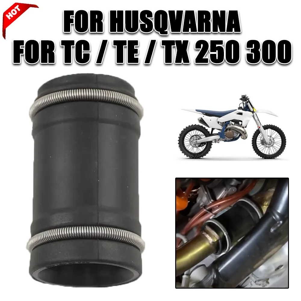 For HUSQVARNA 250 300 TC TE TEi TX 2017 - 2025 2024 2023 Motorcycle Accessories Exhaust Pipe Seal Sleeve Ring Spring Coupling