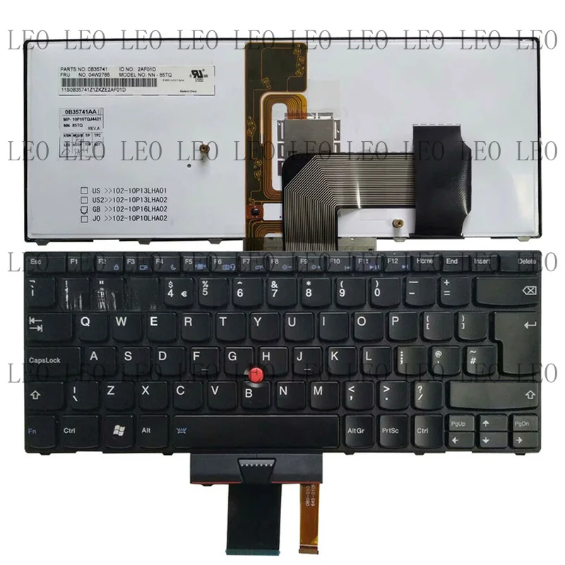 MY NEW FOR LENOVO Thinkpad X1 Carbon 1st Gen 2013 KEYBOARD UK LAYOUT BACKLIT