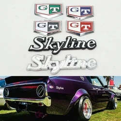 Car Rear Logo Emblem Side Fender Nameplate Bedge Decal For Skyline GT GTR GT-R G210 240K Datsun