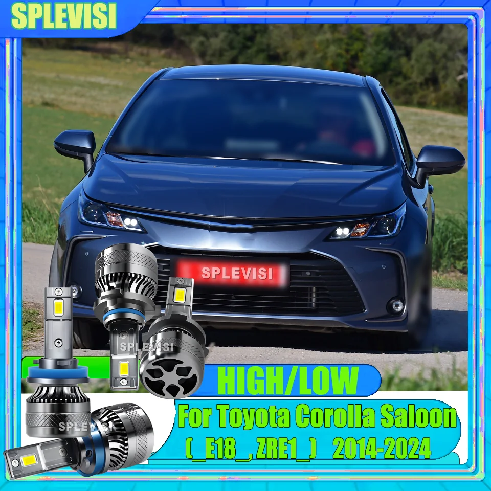 

12V Headlight Bulbs Hi/Low Car Long Lifespan For Toyota Corolla Saloon (_E18_, ZRE1_) 2014-2024 2015 2016 2017 2018 2019 2020