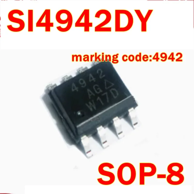 

Si4942Dy Marking Code 4942 Sop-8 New and Original Dual N-Channel 40-V (D-S) Mosfet