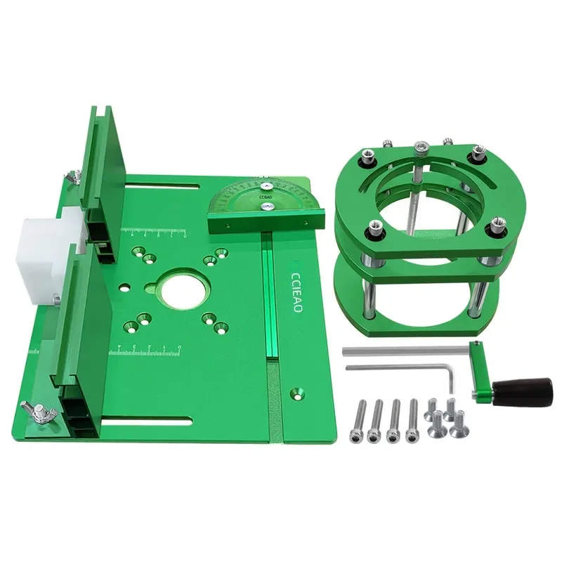 Woodworking Lifting Flip Base Work Table Slotting Trimming Chamfer Milling Machine Special Router Table for Precision Cutting