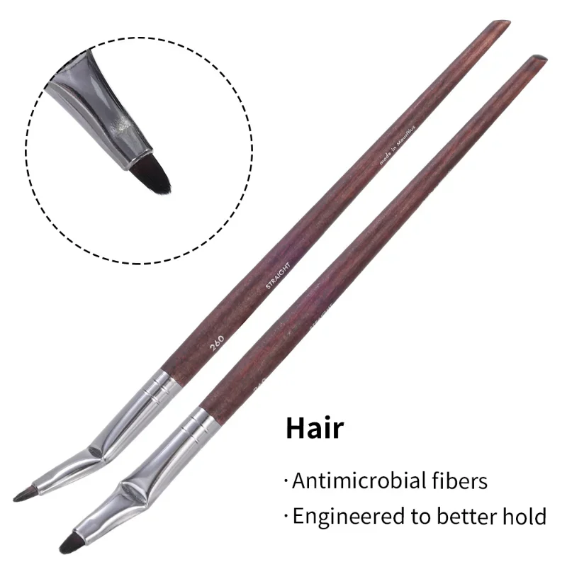 عازمة كحل ماكياج فرش المهنية لينة مخطط الكذب دودة القز المخفي كحل فرشاة جل عيون كونتور أدوات التجميل #5