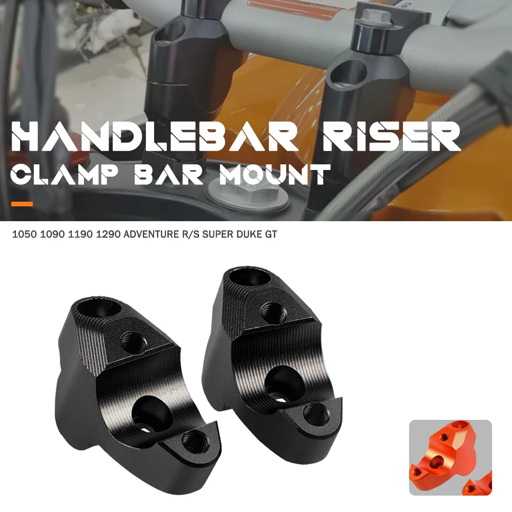 

NEW Handlebar Bar Mount Riser For 1050 1090 1190 1290 Adventure R / L / S / T 1290 Super Duke GT 2016 2017 2018 1290Super