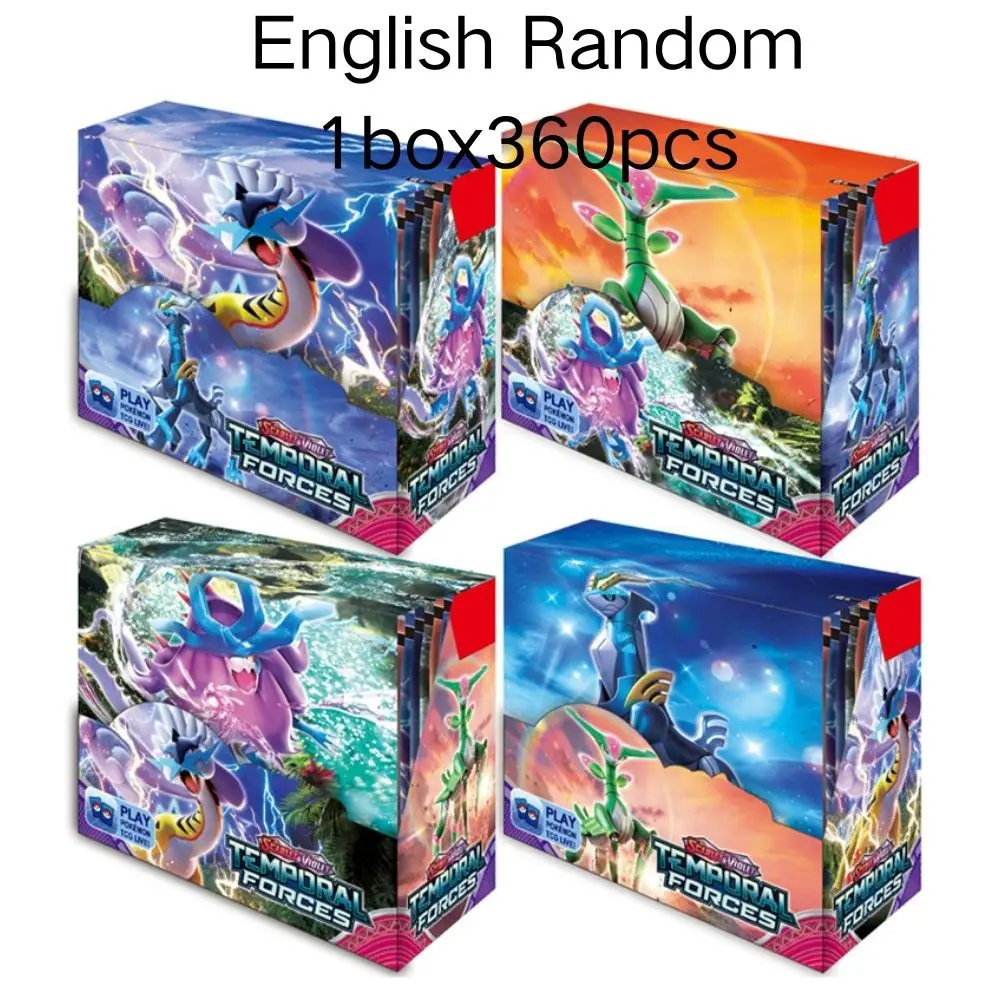 360pcs English Pok é mon TCG: Silver Storm Booster OBSIDIAM Flame PARADOX RIFT Display Pok é mon Card Children's Toy