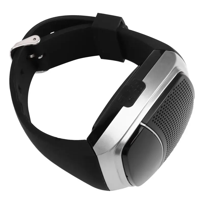 

A33T-Bluetooth Sports Watch FM Radio Music Player USB Charging Wrist Audio Selfie Alarm Function For Running/Hiking