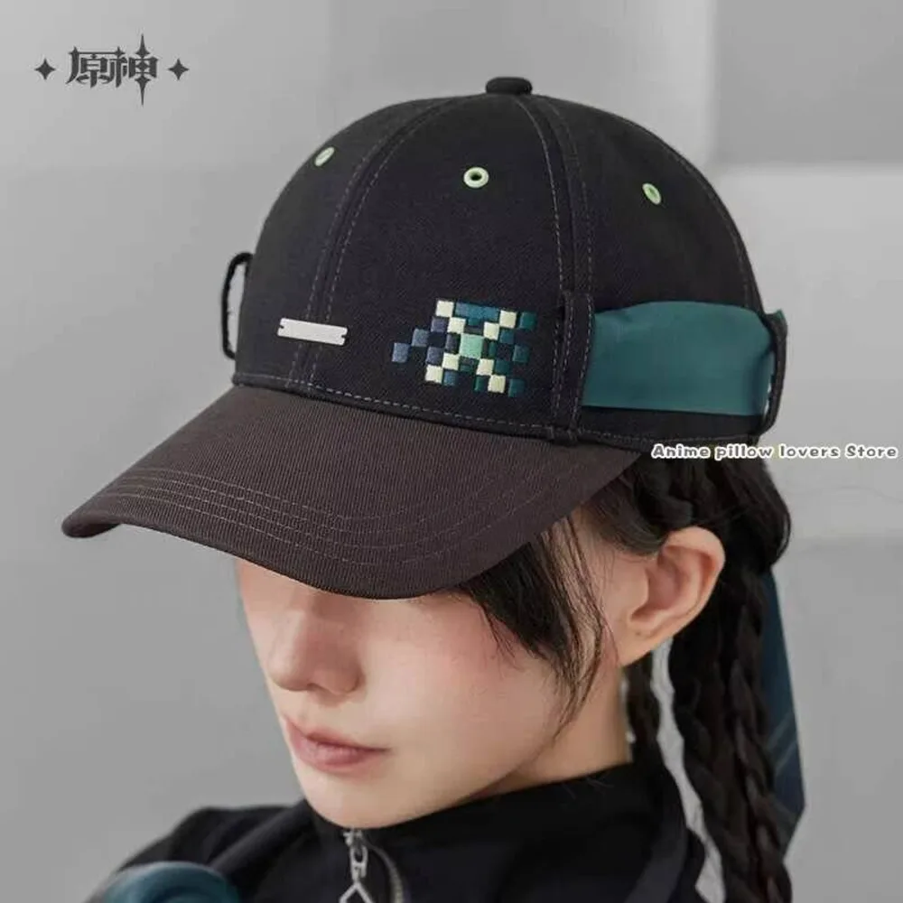 

Hat Mihoyo Original Official Game Genshin Impact Kinich Theme Impression Serie Straw Denim Baseball Cap Cosplay Gifts