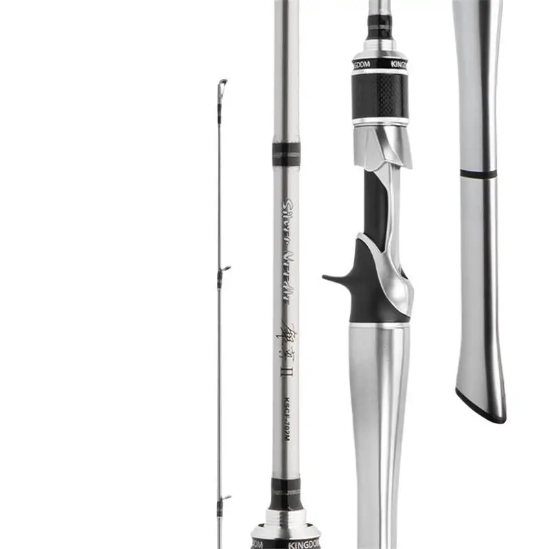 Luya-Rute mit hochwertiger echter Silbernadel und Fernwurf-Angelrute