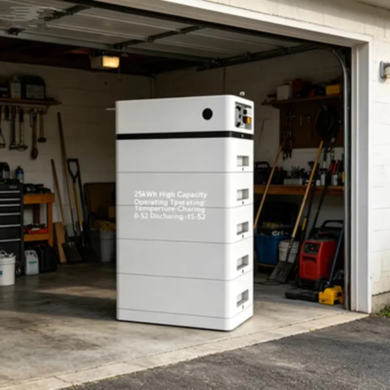 Wheeled 25kW LiFePO4 Battery Split Stacked Energy Storage System Portable Mobile Power Station Custom