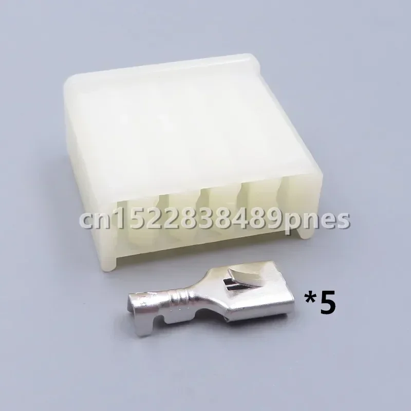 5 Pole Automobile Window Lift Switch Connector 6.3mm Big Current Car Wiring Harness Socket