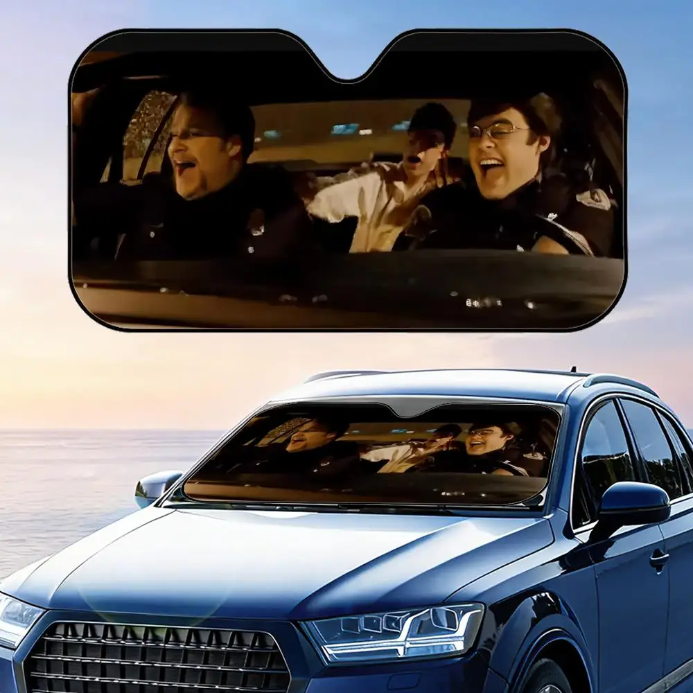 

Солнцезащитный козырек I Love Superbad Driving: многоразовый, из алюминиевой фольги, с УФ-защитой, трехслойный, теплоизоляционный, для лобового стекла