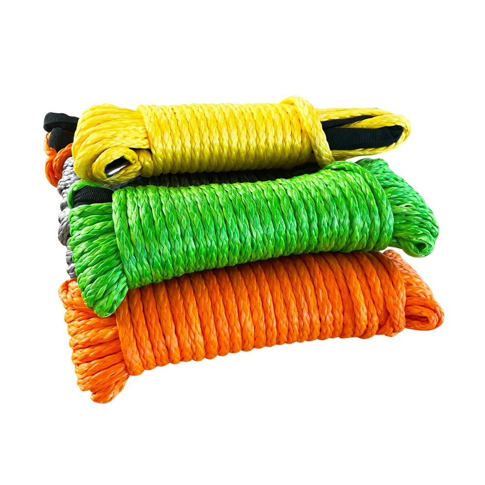 Colorful and Length Off Road  Winch Cable Replace Kit Synthetic Winch Rope