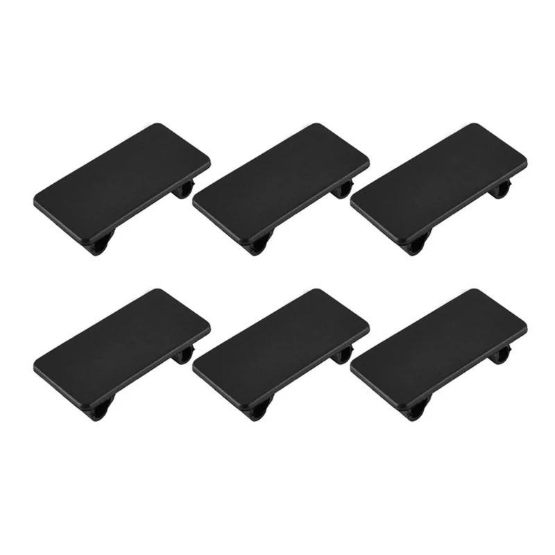 6Pcs Rocker Switches Panel Cover Hole Cover for Empty Slot Dustproof Cover Set