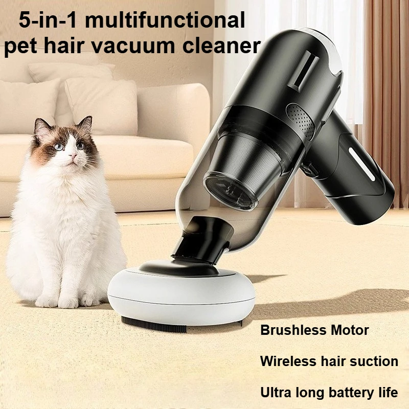 

Handheld Pet Hair Remover with Brushless Motor High Durability Large Suction for Cat Dog Cleaning Supplies