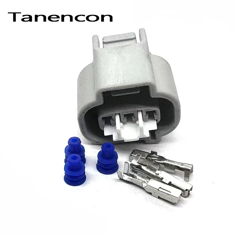 1 세트 3 핀 자동차 속도 센서 플러그 2.2mm 여성 방수 케이블 커넥터 Toyota Hilux Surf KZN 용 와이어 하네스 소켓