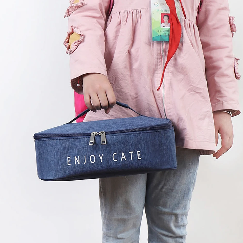 

Cooler Bag Lunch Insulation Bento Accessory Portable Waterproof Wear Resistant Thermal Household Picnic Camping