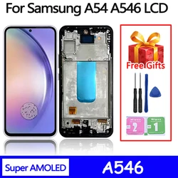 Ensemble écran tactile LCD Super AMOLED, avec châssis, pour Samsung A54 5G A546B A546E A546U