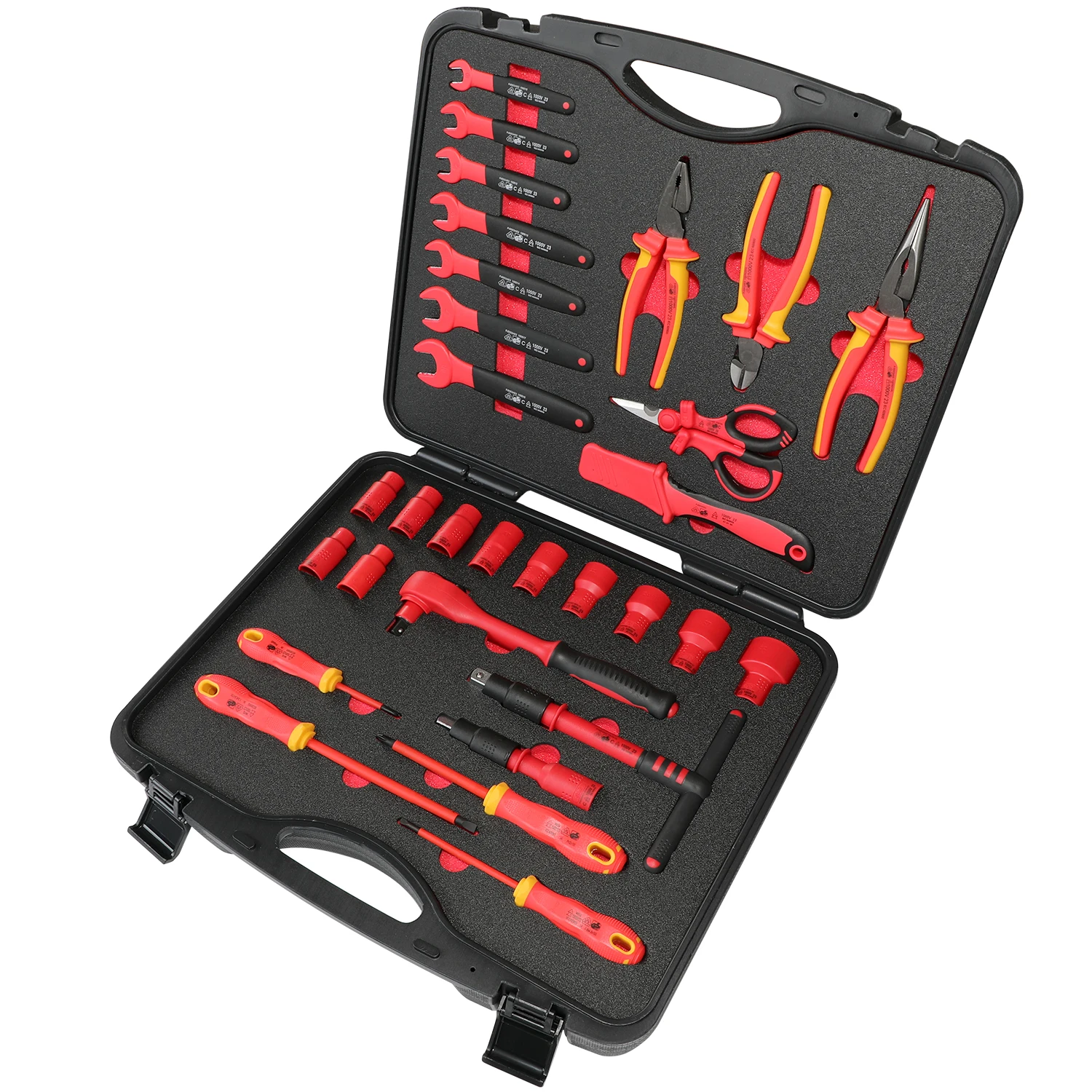 

Professional Factory Automotive Toolbox 30 Pcs In 1 Set Of New Energy Vehicle Tool Set