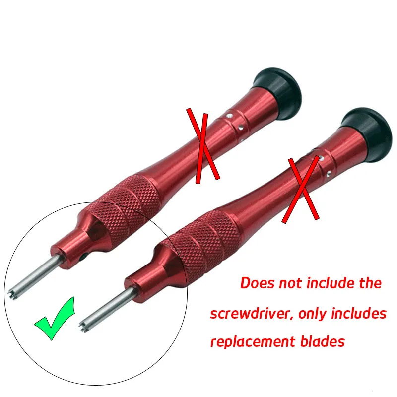 Screwdriver Spare Stainless Steel Blades for Richard Mille Watch 3 4 5 Claws Cover Opener Screwdriver Blade RM Strap Repair Tool