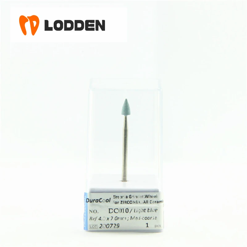 Lodden Dental Lab Polijstmachine Diamant Poloshing Kopwiel Voor Emax Zirkonia Blauw Medium Deatale Slijpen Keramiek Kronen Steen Burs