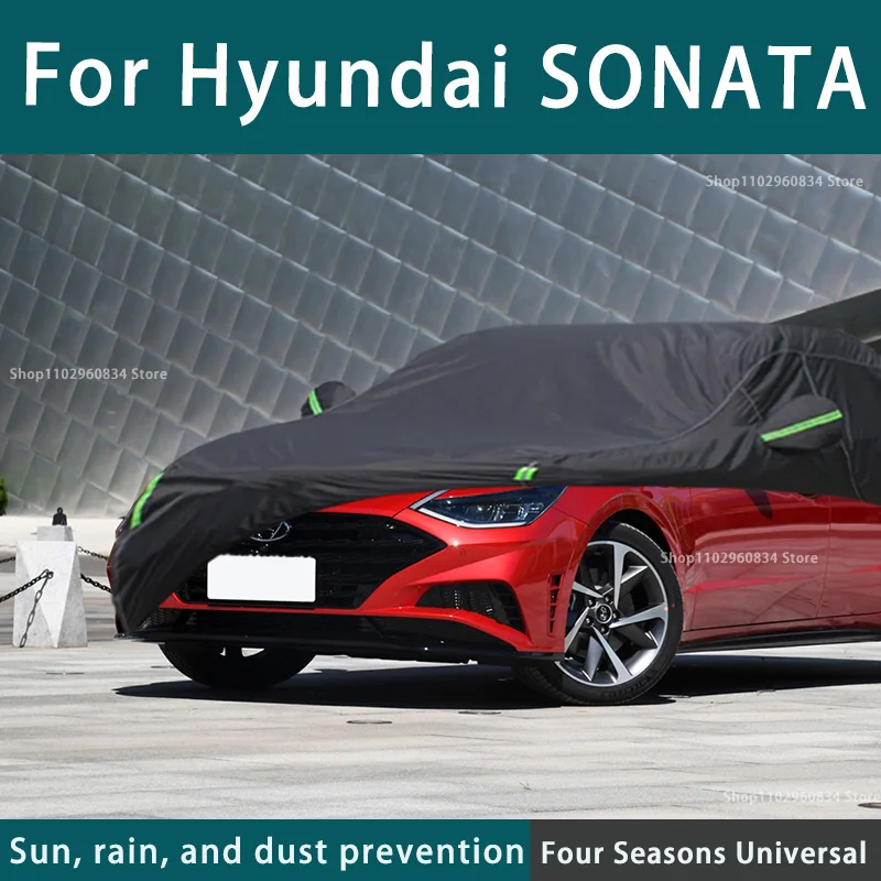 

Full car cover dust-proof outdoor indoor UV protection sun protection and scratch resistance For Hyundai SONATA Car umbrella