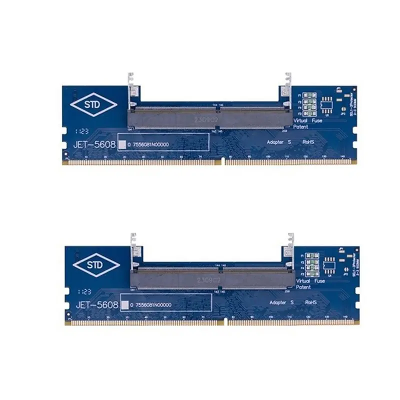 Exquisite-10PCS Laptop To Desktop SO-DIMM To PC DIMM Card DDR4 Memory RAM Memory Adapter Laptop RAM To PC Desktop Test Card