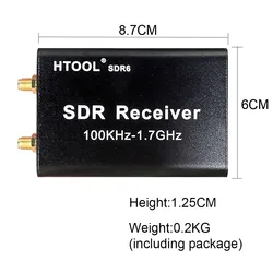 SDR V4 V5 Signal Receiver RTL2832U Software-Defined Radio Receiver Full Band Receiver Radio Aviation Shortwave Broadband